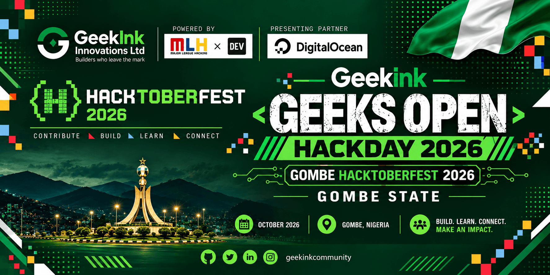 Hacktoberfest Hack Day Gombe x GeekInk Innovations